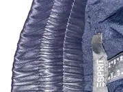 Vorschaubild 4 von Lederrock Damen Gr. 34 XS Schwarz Midirock Kunstleder Raffungen