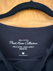 Vorschaubild 3 von Damen Langarmshirt Gr. 36/S Schwarz Strukturmuster Casual