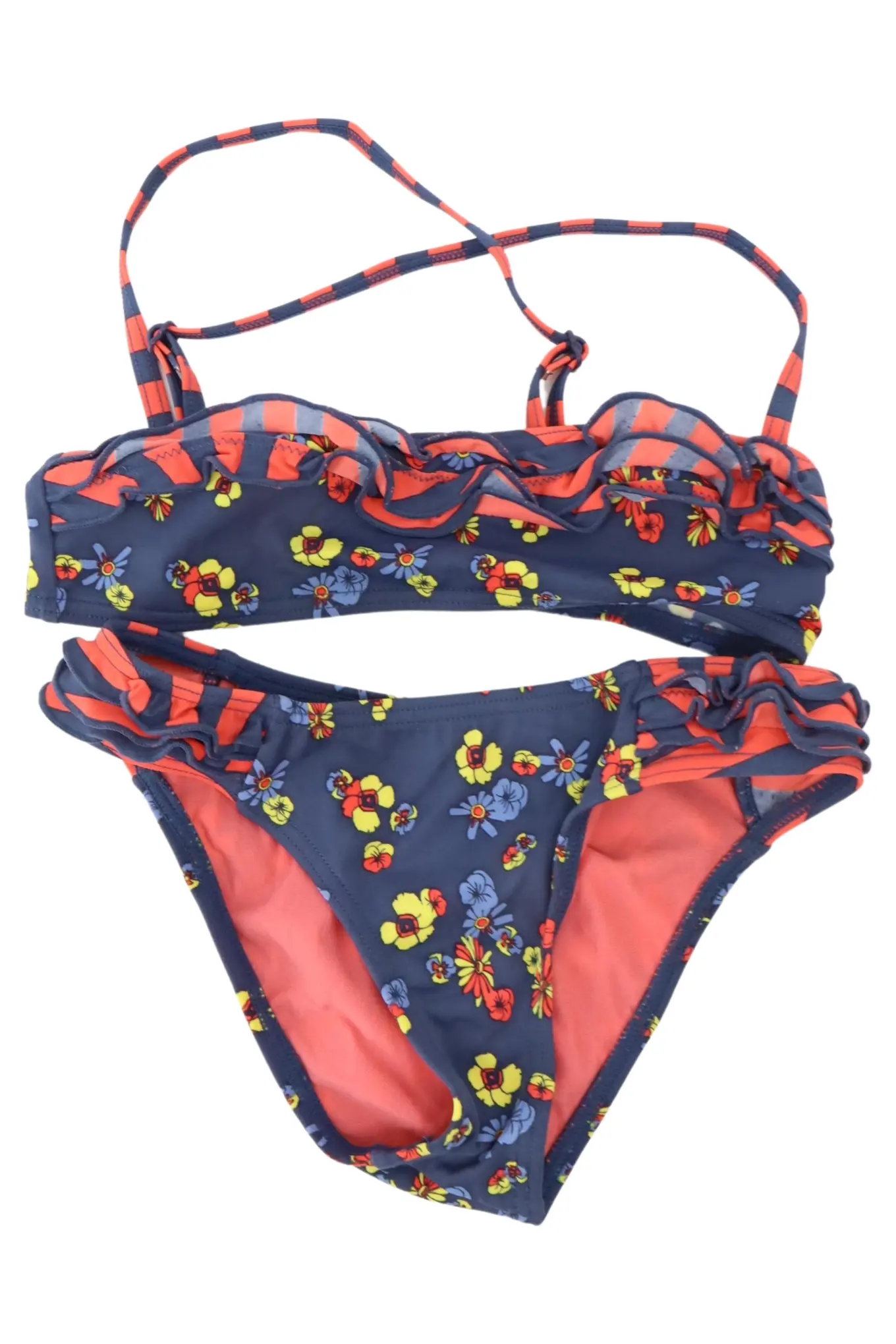 ONEILL Damen Bikini Blumenmuster Gestreift Mehrfarbig Gr. M Sommer