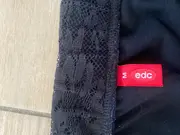 Vorschaubild 4 von EDC Damen Faltenrock Spitze Schwarz Gr. M