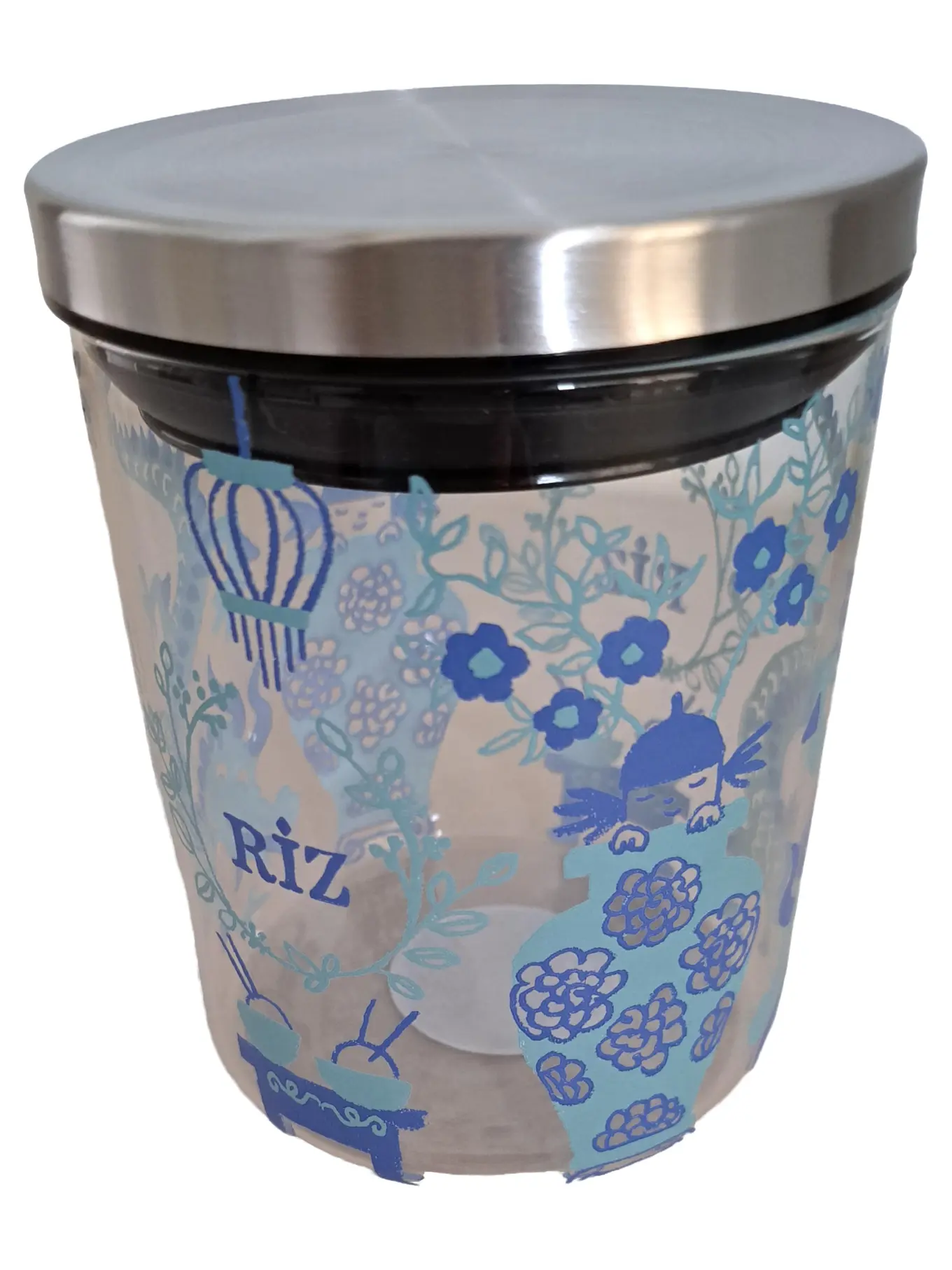 DERRIÈRE LA PORTE Vorratsglas Riz Reis Glasdose Mehrfarbig 500ml