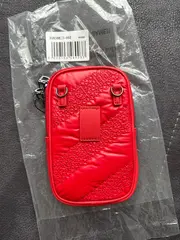 Vorschaubild 2 von Damen Clutch Rot Modern Stickerei Tasche