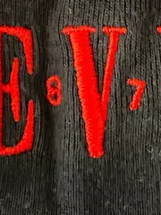 Vorschaubild 5 von Damen T-Shirt Blau Cropped Logo-Print Casual