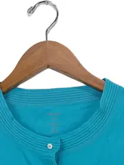 Vorschaubild 2 von Damen Strickjacke Türkis Gr. N3 (38;M) Basic