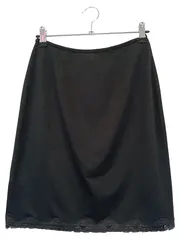 Vorschaubild 2 von A-Linienrock Damen 34;XS Schwarz Elegant Spitze Midirock
