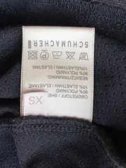 Vorschaubild 4 von A-Linienrock Damen 34;XS Schwarz Elegant Spitze Midirock