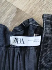 Vorschaubild 8 von Paper Bag Shorts Damen Schwarz Gr. 34 Baumwolle Casual