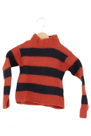 Vorschaubild 1 von Kinder Pullover Gr. 128 Gestreift Mehrfarbig Wolle Casual