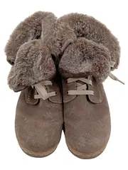 Vorschaubild 2 von Damen Stiefelette Gr. 37 Braun Fell gefüttert Winter Warm