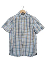 Vorschaubild 1 von Herren Kurzarmhemd kariert Gr. 50/L Mehrfarbig Freizeit Hemd