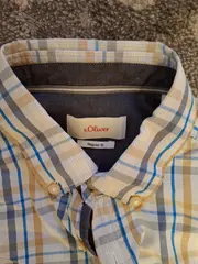 Vorschaubild 3 von Herren Kurzarmhemd kariert Gr. 50/L Mehrfarbig Freizeit Hemd