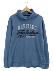Vorschaubild 1 von Sweatshirt Herren Gr. L Blau Rollkragen Heritage Print