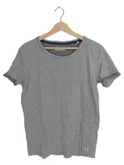 Vorschaubild 1 von Herren T-Shirt Gr. 46/S Grau Casual Baumwolle