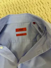 Vorschaubild 5 von Business Hemd Herren Blau Langarm Baumwolle Gr. 48 M