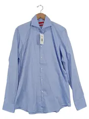 Vorschaubild 1 von Business Hemd Herren Blau Langarm Baumwolle Gr. 48 M