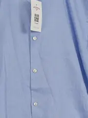 Vorschaubild 3 von Business Hemd Herren Blau Langarm Baumwolle Gr. 48 M