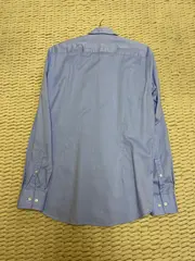 Vorschaubild 2 von Business Hemd Herren Blau Langarm Baumwolle Gr. 48 M