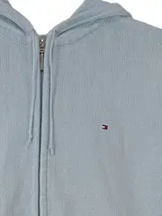 Vorschaubild 2 von Sweatjacke Kapuze Herren Gr. L Hellblau Baumwolle