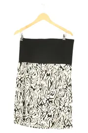 Vorschaubild 1 von Damen Wickelrock Gr. 42/XL Mehrfarbig Tierdruck Elegant