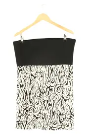 Vorschaubild 2 von Damen Wickelrock Gr. 42/XL Mehrfarbig Tierdruck Elegant