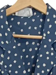 Vorschaubild 7 von Jean Paul Damen Blusenkleid Gr. 36 S Blau gepunktet Viskose Casual