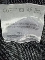 Vorschaubild 4 von Herren Strickjacke Grau Meliert Klassisch Gr. 46/S Baumwolle Reißverschluss