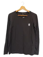 Vorschaubild 1 von Langarmshirt Damen Gr. 38/M Schwarz Casual Logo Print