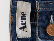 Vorschaubild 3 von ACNE Damen High Waist Jeans W26/L34 Blau Needle Soft Raw