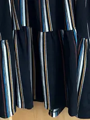 Vorschaubild 4 von Damen Sommerkleid Gr. 36/S gestreift Mehrfarbig Casual