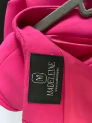 Vorschaubild 5 von Damen Etuikleid Gr. 42 XL Pink Kurzarm Business Elegant