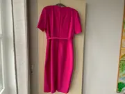 Vorschaubild 2 von Damen Etuikleid Gr. 42 XL Pink Kurzarm Business Elegant