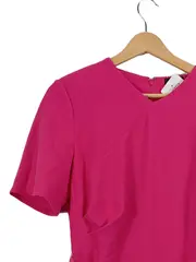 Vorschaubild 3 von Damen Etuikleid Gr. 42 XL Pink Kurzarm Business Elegant