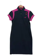 Vorschaubild 1 von Damen Freizeitkleid Gr. 32/XXS Schwarz Sportlich Polo
