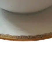Vorschaubild 2 von Tasse Untertasse Porzellan Weiß Gold Klassisch 200ml 6cm