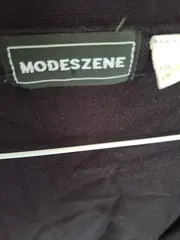 Vorschaubild 5 von Strickjacke Damen V-Ausschnitt Langarm Schwarz Gr. 40 Rippstrick