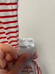 Vorschaubild 2 von Damen T-Shirt gestreift Schriftzug Gr. 38/M Viskose Casual