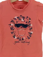 Vorschaubild 4 von Kinder T-Shirt Löwe Sonnenbrille Orange Gr. 68