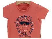 Vorschaubild 2 von Kinder T-Shirt Löwe Sonnenbrille Orange Gr. 68