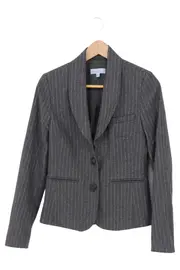 Vorschaubild 1 von Damen Blazer Gr. 36/S Grau Gestreift Business Klassisch