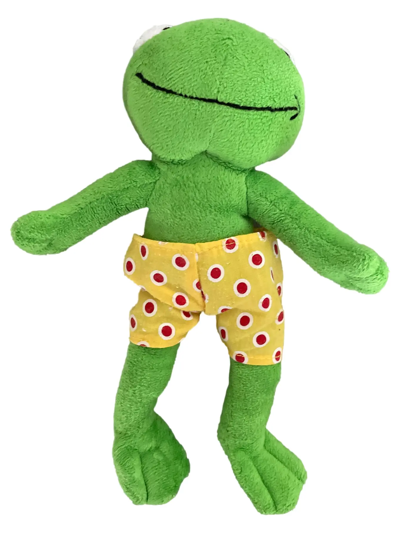 WERNER & MERTZ Kuscheltier Frosch mit Badehose Plüschtier Mehrfarbig 22cm