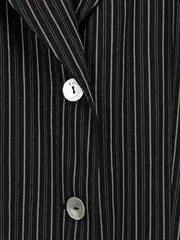 Vorschaubild 2 von Damen Blazer Nadelstreifen Gr. 38 Schwarz Business