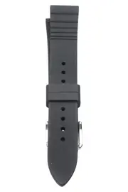 Vorschaubild 1 von Uhrenarmband Schwarz Gummi 18mm Modell S181365 Herren Armband