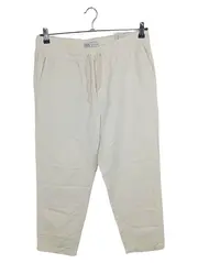 Vorschaubild 1 von Herren Stoffhose Beige Gr. L Casual Baumwolle