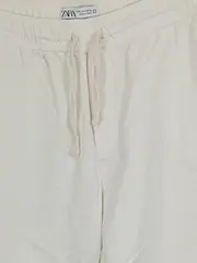 Vorschaubild 2 von Herren Stoffhose Beige Gr. L Casual Baumwolle