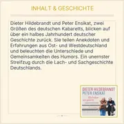 Vorschaubild 3 von Hildebrandt & Ensikat Wie haben wir gelacht Hörbuch Audio-CD Deutsch Satire