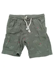 Vorschaubild 1 von Shorts kurze Hose Kinder Gr. 98 Grün Papierboot Maritim Baumwolle Sommer