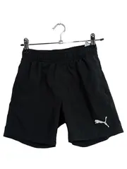 Vorschaubild 1 von Kinder Sport Shorts Gr. 140 Schwarz Polyester Logo Print
