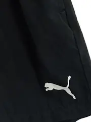 Vorschaubild 2 von Kinder Sport Shorts Gr. 140 Schwarz Polyester Logo Print