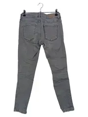 Vorschaubild 2 von Damen Jeans Slim Fit Grau W28/36/S Destroyed Cut-Outs Stretch Denim