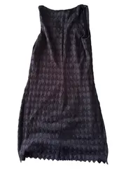 Vorschaubild 2 von Damen Etuikleid Gr. S Schwarz Elegant Strukturmuster